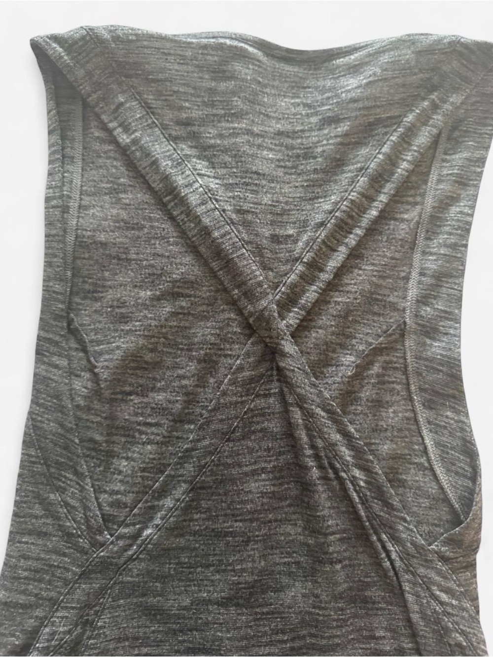 lululemon athletica Charcoal Gray Heathered Tank Top